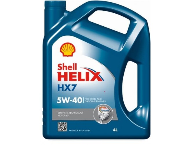 Моторное масло Shell Helix HX7 5W-40