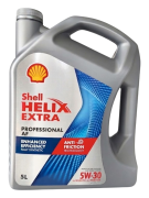 Моторное масло Shell Helix Extra Professional AF 5W-30, фасовка 5 л